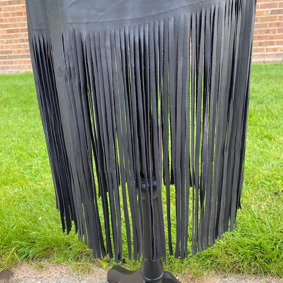 Heather Fringe Midi Skirt - Picture 4 of 6